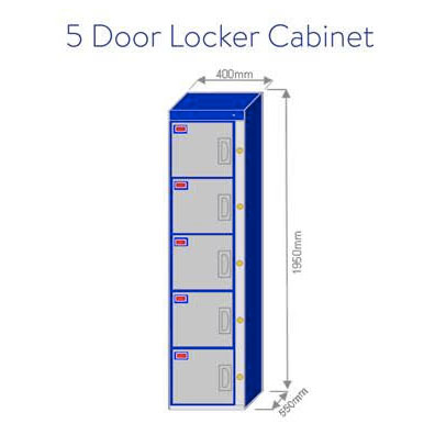 5-Door-Locker-Cabinet